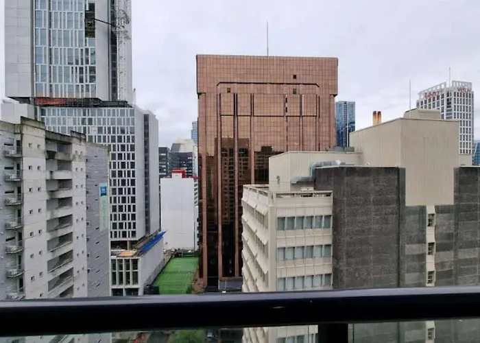 Huisdiervriedelijke Metroview Studio In Cbd With Air-Con, Pool And Gym Auckland
